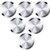6 Pieces 1.5 Inch Sanitary Fitting Cap Stainless Steel 304 Sanitary End Cap Pipe Fitting Clamp Solid End Caps Blind Tri Caps Clamp for Dairy Products Food Wine Beverage Cosmetics Engineering