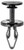AMZ Clips And Fasteners 25 Fender Apron Push-Type Retainers Compatible with Ford W718088-S300