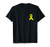 Yellow Ribbon Sarcoma Bone Cancer Awareness T-Shirt