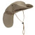 Rothco Adjustable Boonie Hat with Neck Cover- Khaki