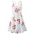 ZABERRY Mini Dress for Women White Casual Dresses for Women White Flowy Dress White Summer Dresses White-Floral Medium