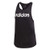 adidas Women's Essentials Linear Loose Tank Top- Black/White- Medium