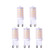 LEKIBOP G9 LED Bulbs Beads Lighting 220V 4W Energy Saving Corn Light 51 Pcs 2835 SMD Bi-Pin G9 Base No Strobe Flicker Free Halogen Replacement Bulb Under-Cabinet Light Puck Light -Warm White- 5 PCS-