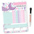 Mermaid Kids Chore Chart Magnetic- Reward Chart for Kids- Good Behavior Chart for Kids at Home- My Responsibility Chart for Kids- Magnetic Reward Chart for Kids Behavior- Chore Chart for One Child