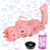 WETONG Bubble Machine- Gatling Bubble Machine 2021 Bubble Gun 8-Hole Bubble Blower Automatic Bubble Maker Machine Electric Bubble Gun Machine Toy Gifts -Pink 1 Pack-