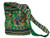 TribeAzure Elephant Hobo Shoulder Bag Cotton Sling Crossbody Handbag Boho Hippie Books Market Spacious Colorful Roomy Casual -Green-