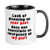 CafePress Lack Of Planning Mugs Unique Coffee Mug- Coffee Cup