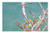 LESGAULEST Doormat Floor Rug/Mat -23.6 x 15.7 inch- - Branch Engine Sea Turquoise Rest Macro Close