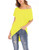Womens Off Shoulder T Shirts Loose Casual Batwing Short Sleeve Oversize Blouse Tops Yellow L Womens Off Shoulder T Shirts Loose Casual Batwing Short Sleeve Oversize Blouse Tops Yellow L