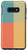 Galaxy S10e Red Orange Brown Blue Retro Vintage Square Pattern Design Case