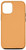 iPhone 12/12 Pro Simple Chic Solid Color Light Orange Case