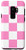 Galaxy S9Plus Checkered Pattern In Pink  and  White Square Box Aesthetic Art Case