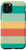 iPhone 11 Pro Cute Retro Stripe Pattern in Sage Mint Orange Case
