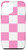 iPhone 12 mini Checkered Pattern In Pink  and  White Square Box Aesthetic Art Case