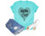 Beautiful Crazy Shirt for Women Funny Country Music Tee Heart Graphic Short Sleeve Top -Blue- L-