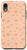 iPhone XR Hearts Peach Orange Kawaii Cute Pastel Aesthetic Case