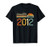 Mens 9th Wedding Anniversary Gift for Him Best Husband Since 2012 T-Shirt