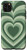 iPhone 11 Pro Max Sage Green Coffee Love Heart Latte Pattern Coffee Lovers Case