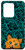 Galaxy S20 Ultra Happy Orange Cat Rose Flower Black  and  Baby Blue Pattern Case