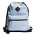 adidas Unisex Classic 3S Sackpack- Glow Blue/White/Black- ONE SIZE