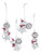 Ganz Merry Little Christmas Ornaments Set of 4 Assorted