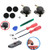 Onyehn 2-Pack 3D Replacement Joystick Analog Thumb Stick for Switch Joy-Con Controller - Include Tri-Wing, Cross Screwdriver, Pry Tools + 4 Thumbstick Caps