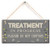 zhongfei Treatment Door Sign- Treatment in Progress Please Do Not Disturb- Do Not Knock Sign Therapy Office Sign-5inch X 10inch- 