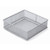 Square Silver Mesh Basket - 6inchL x 6inchW x 2inchH