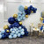 Upgrade Navy Blue Balloon Arch Garland Kit-Navy Blue Balloon Macaron Blue Balloon Chrome Gold Balloon 155Pcs for Birthday-Baby Shower-Christmas-New Year's Party-Graduation-Wedding-Bachelorette-Tropical Party and Holiday. Upgrade Navy Blue Balloon Arch Garland Kit-Navy Blue Balloon Macaron Blue Balloon Chrome Gold Balloon 155Pcs for Birthday-Baby Shower-Christmas-New Year's Party-Graduation-Wedding-Bachelorette-Tropical Party and Holiday.