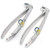 G.S Set of 2 German Grade Dental Tooth EXTRACTING Extraction Forceps MD4PlusMD3 Best Quality