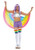 Leg Avenue Women's Costume- Rainbow- One Size