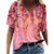 Women's T-Shirt Floral Print Casual Loose Short Sleeve V Neck Fashion Blouse Summer Tops Tunic Blouse Pullover