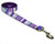 FlyFree STRIPE-PURPLE-MULTI4-L 6 ft. Stripe Dog Leash44- Purple - Large