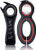 XJJ Multi Bottle Opener-Multi-Function Bottle Can and Jar Grip Opener- 5-in-1 and 6-in-1- Twist Off Lid Kitchen Tool Suitable for Seniors or Arthritic Hands -2Pcs- tin openers