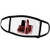 3dRose an Illustration of Deep Pink Nail Polish and A Lipstick - Face Covers -fc_159026_3-