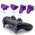 TOMSIN Replacement Triggers for PS4 Slim/ PS4 Pro Controller- Aluminum Metal L1 R1 L2 R2 Trigger Buttons for PS4 Controller Gen 2 -Purple-