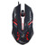 ZYS V17 USB 2400DPI Four-Speed Adjustable Line Pattern Wired Optical Gaming Mouse with LED Breathing Light- Length- 1.45m-Black- -Color - Black-