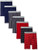 Fruit of the Loom Men's Boxer Brief -Pack of 7-- Assorted - Blues- Grays- Reds- Small