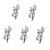 Firlar 5 Pack Easter Egg Tree Branches- Flower Picks Artificial Flower Branch Decoration Realistic Egg Tree Ornaments DIY Easter Egg for Spring Party Home Decoration