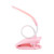 KAIXIANG LED Desk Lamp- Flexible 360 Gooseneck Table Lamp- Dimmable Lamp with USB Charging Port- 3 Brightness Levels- Touch Control- Rechargeable Clip On Reading Light - Eye-Caring Table Lamps 5W