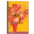 Bouquet with Yellow by Sheila Gold Ornate Frameen, 30x47 inches Canvas Wall Art