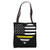 American Flag Thin Gold Line Heart 911 Dispatcher Tote Bag