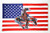 AZ FLAG USA with Horse Flag 3' x 5' - US - American Flags 90 x 150 cm - Banner 3x5 ft