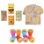 72 EMOJI Party Favors - 24 INK Stampers 24 Mini Notebooks & 24 Sticker Sheets - TEACHERS Classroom Rewards Incentives