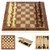 Chess Set?Folding Storage Wooden Chess Board Sets?3 in 1 Chess Board Game for Adults and Kids ?Chess?Backgammon?Checkers??Exquisite Wooden Chess Pieces