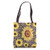 Cute Sunflower Leopard Pattern Yellow Orange Cheetah print Tote Bag