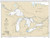 NOAA Chart 14500-Great Lakes by East View Geospatial