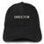 Trendy Apparel Shop Director Embroidered Soft Cotton Dad Hat - Black