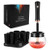 Makeup Brush Cleaner and Dryer Machine- Electric Cosmetic Automatic Brush Spinner with 8 Size Rubber Collars- Wash and Dry in Seconds- Deep Cosmetic Brush Spinner for Makeup Brushes -Color - Black-