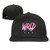 Classic Snapback Hat Unisex Flat Brim Cap Hip Hop Baseball Caps Solid Adjustable Dad Hats Black